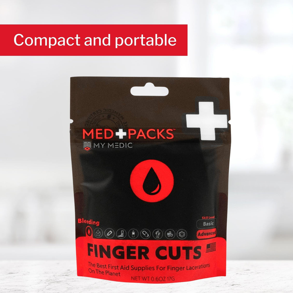 First Aid Kit My Medic MED PACKS FInger Cut Pouch