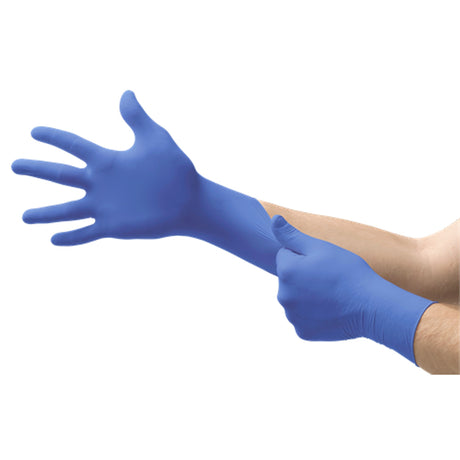 Exam Glove Ultraform Large NonSterile Nitrile Standard Cuff Length Textured Fingertips Blue Not Rated