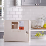 Sharps Container Cabinet / Wall Enclosure McKesson Prevent High Impact Polystyrene Wall Mount Locking
