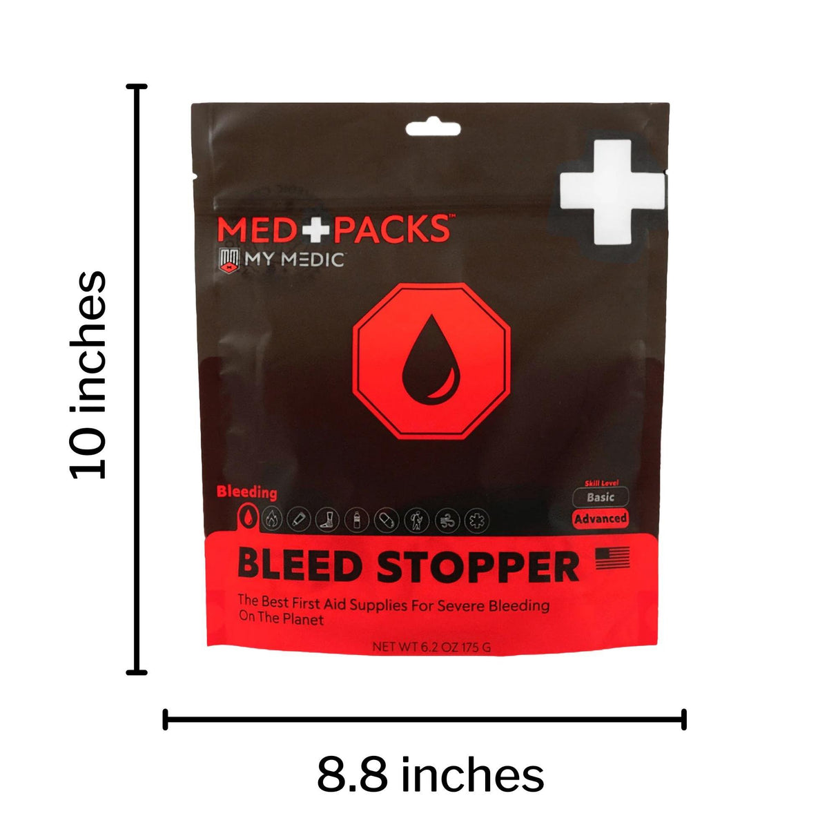 First Aid Kit My Medic MED PACKS Bleed Stopper Plastic Pouch
