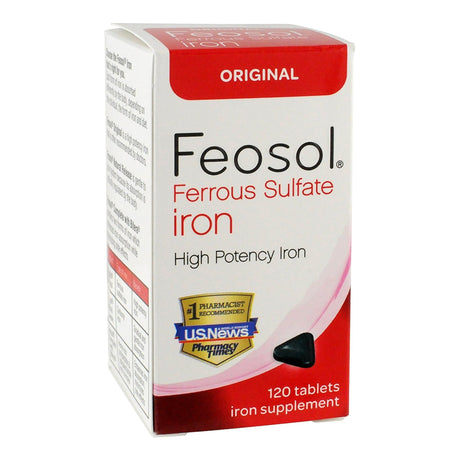 Mineral Supplement Feosol Iron 65 mg Strength Tablet 120 per Bottle