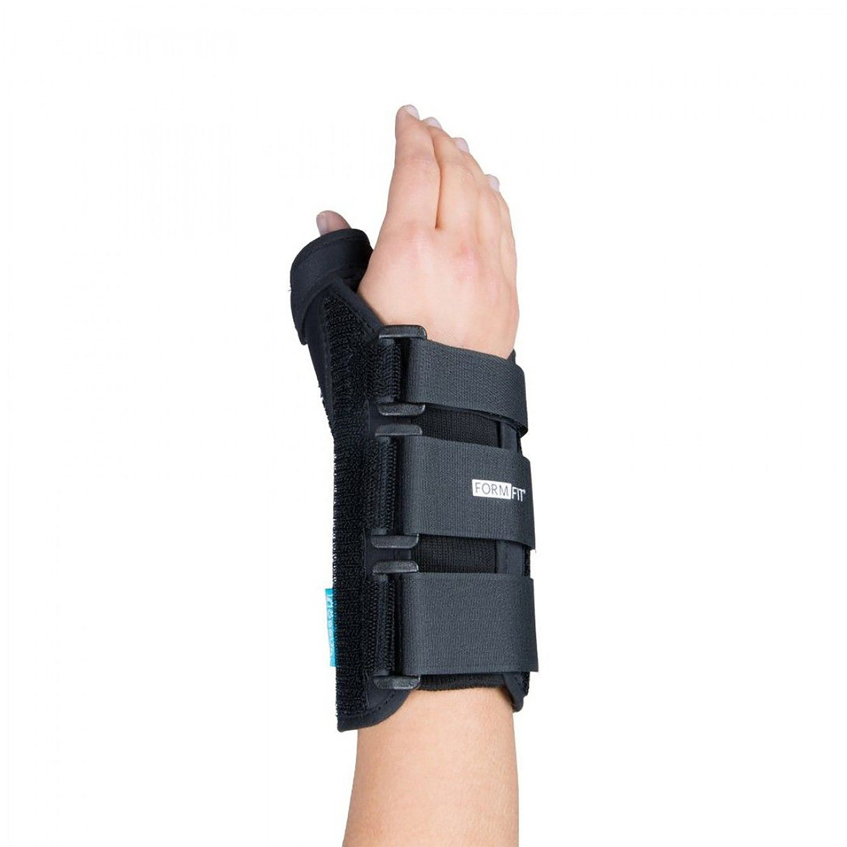 Thumb Spica Ossur Formfit X-Small D-Ring / Hook and Loop Strap Closure Right Hand Black