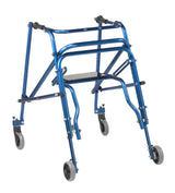 Nimbo 2G Lightweight Posterior Walker with Seat, Large, Knight Blue