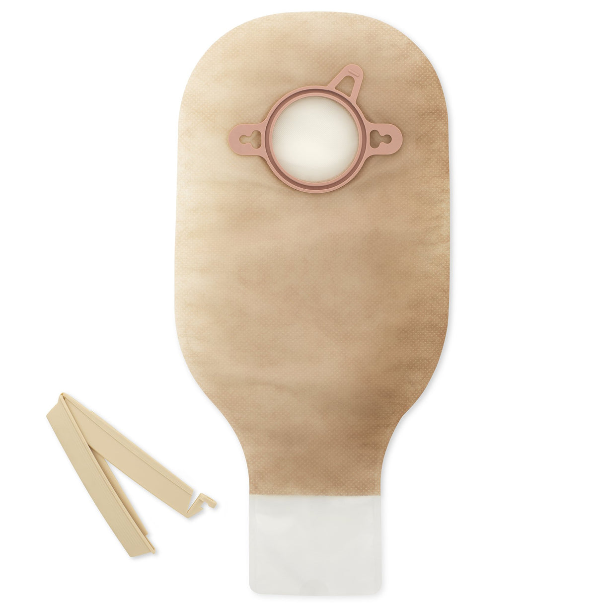 Ostomy Pouch New Image Two-Piece System 12 Inch Length 1-3/4 Inch Stoma Drainable