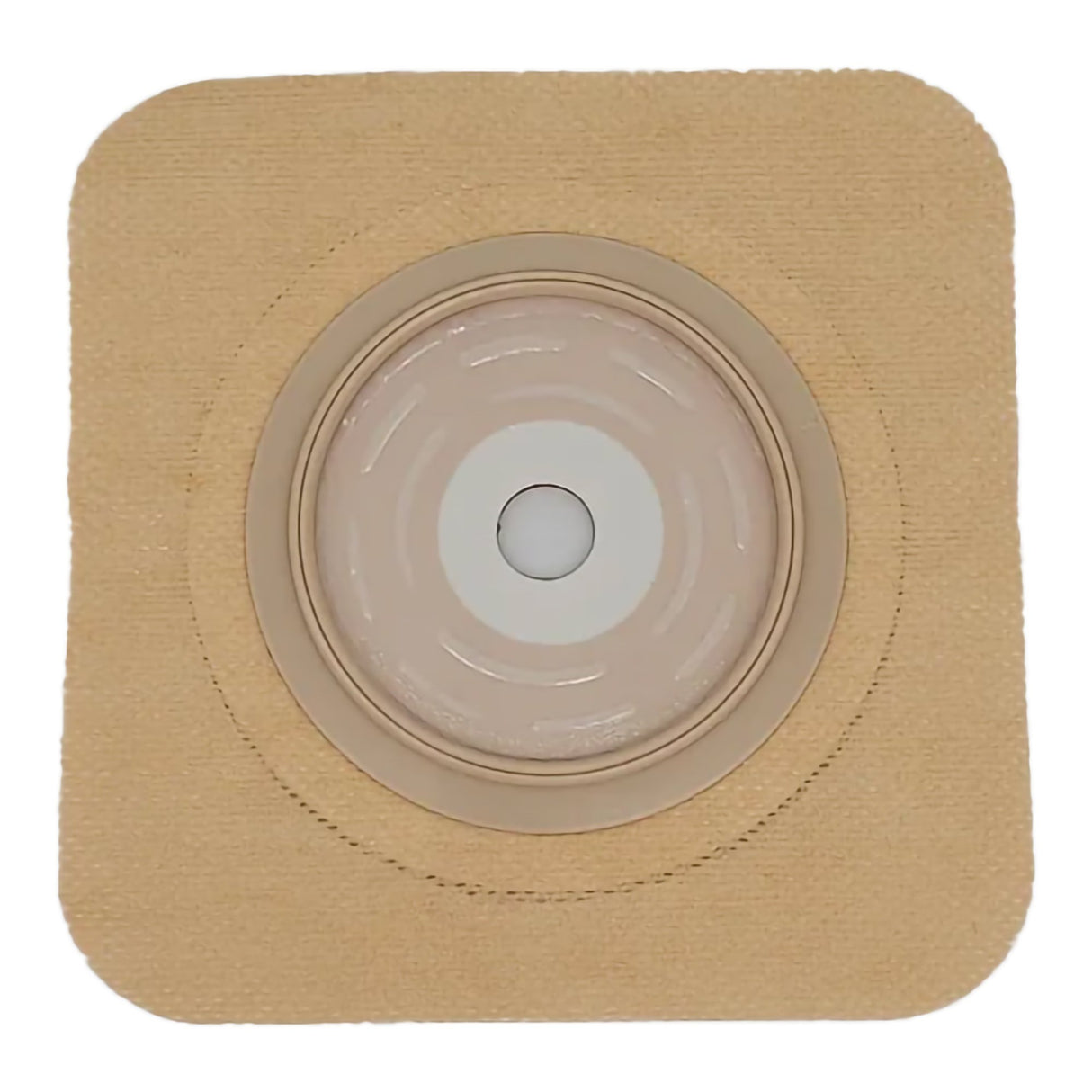 Ostomy Barrier Safe n Simple Trim to Fit, Standard Wear Flexible Tape 57 mm Flange Up to 1-3/4 Inch Opening 5 X 5 Inch