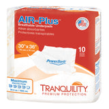 Disposable Underpad Tranquility AIR-Plus 30 X 36 Inch Powersorb Material Heavy Absorbency