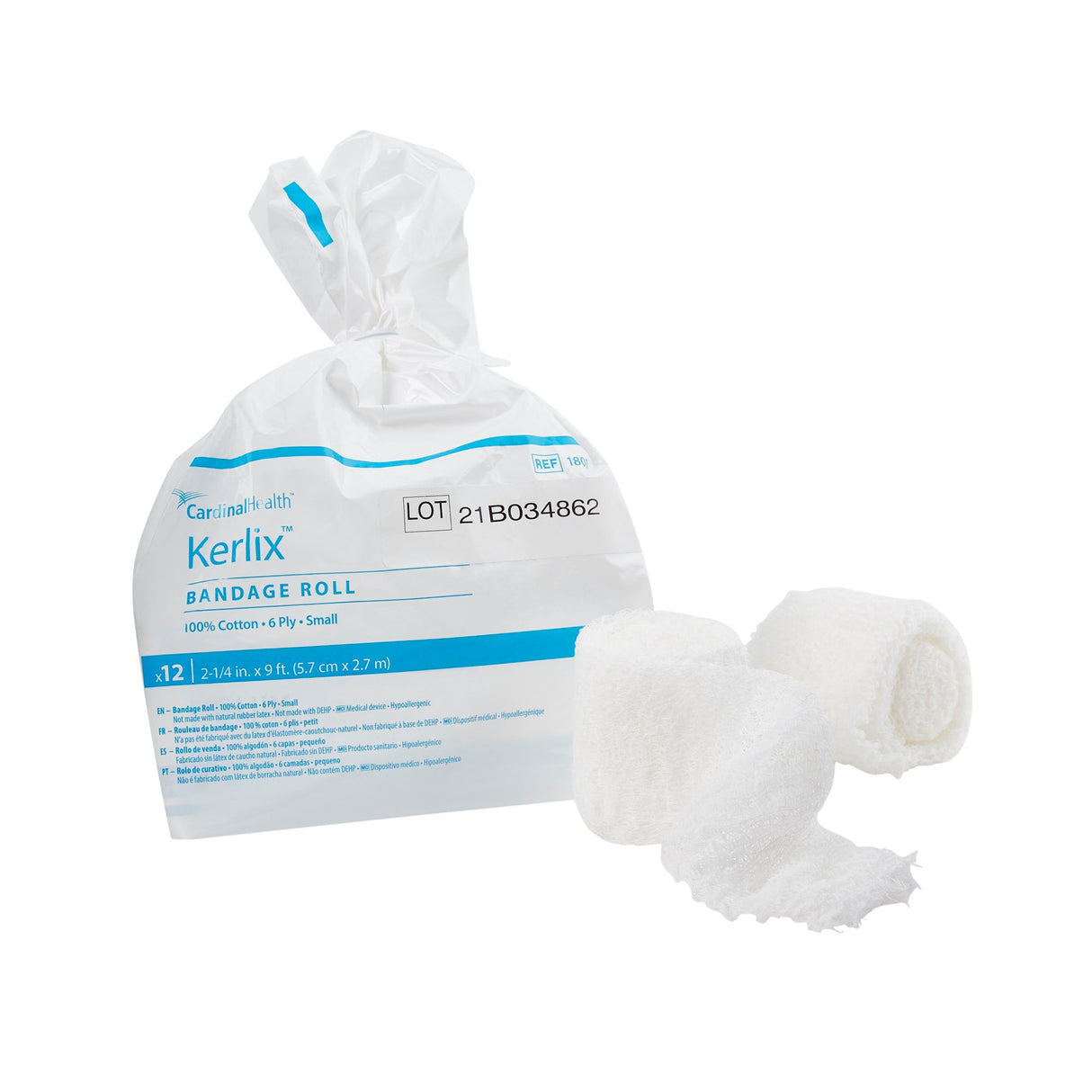 Fluff Bandage Roll Kerlix 2-1/4 Inch X 3 Yard 6-Ply NonSterile 12 per Pack
