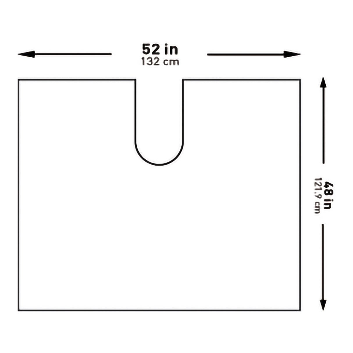 Orthopedic Drape McKesson Impervious U-Drape 52 W X 48 L Inch Sterile