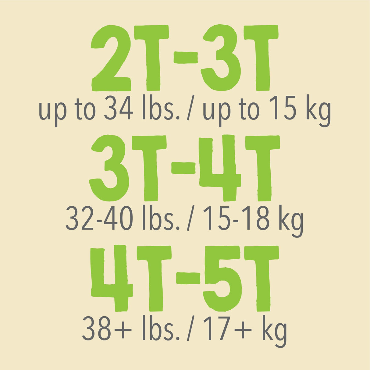 Unisex Toddler Training Pants Cutie Pants Pull On with Tear Away Seams Size 4T to 5T Disposable Heavy Absorbency