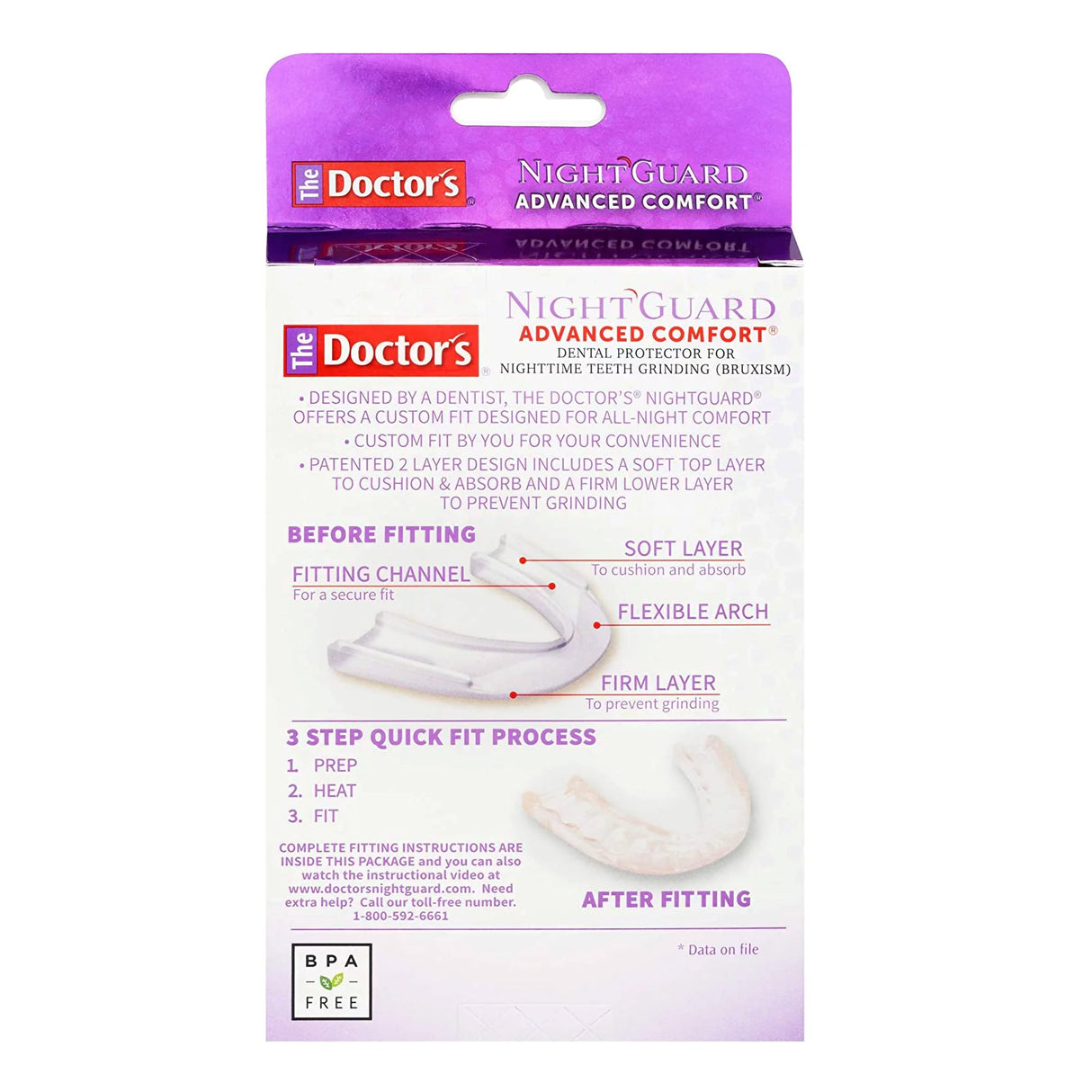 Dental Protector Doctors NightGuard Advanced Comfort