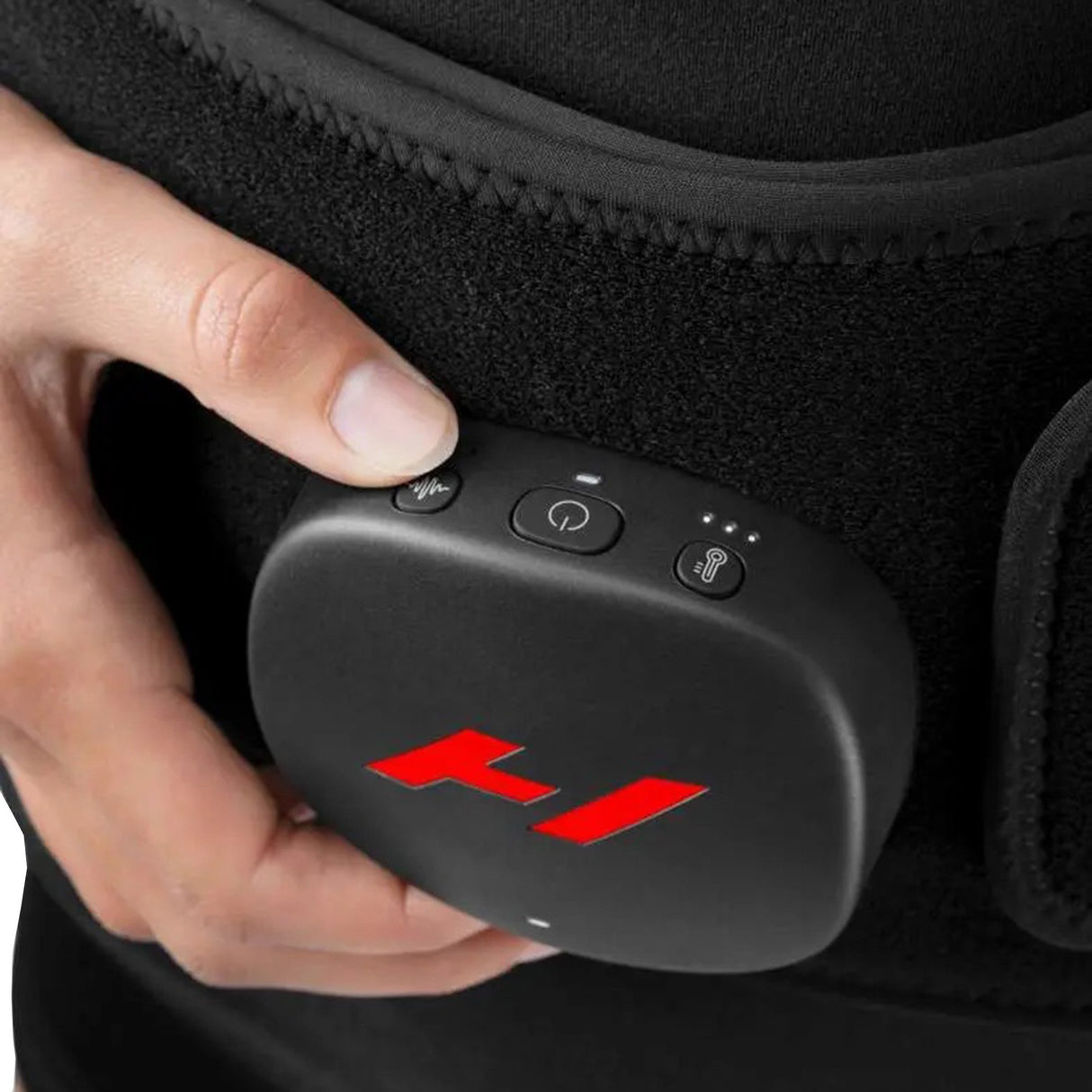 Heat and Massage Therapy Wrap Hyperice Venom 2 Back One Size Fits Most Neoprene / Silicone Reusable
