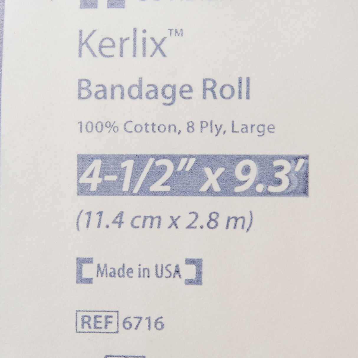 Fluff Bandage Roll Kerlix 4-1/2 Inch X 3-1/10 Yard 8-Ply Sterile 1 per Pouch