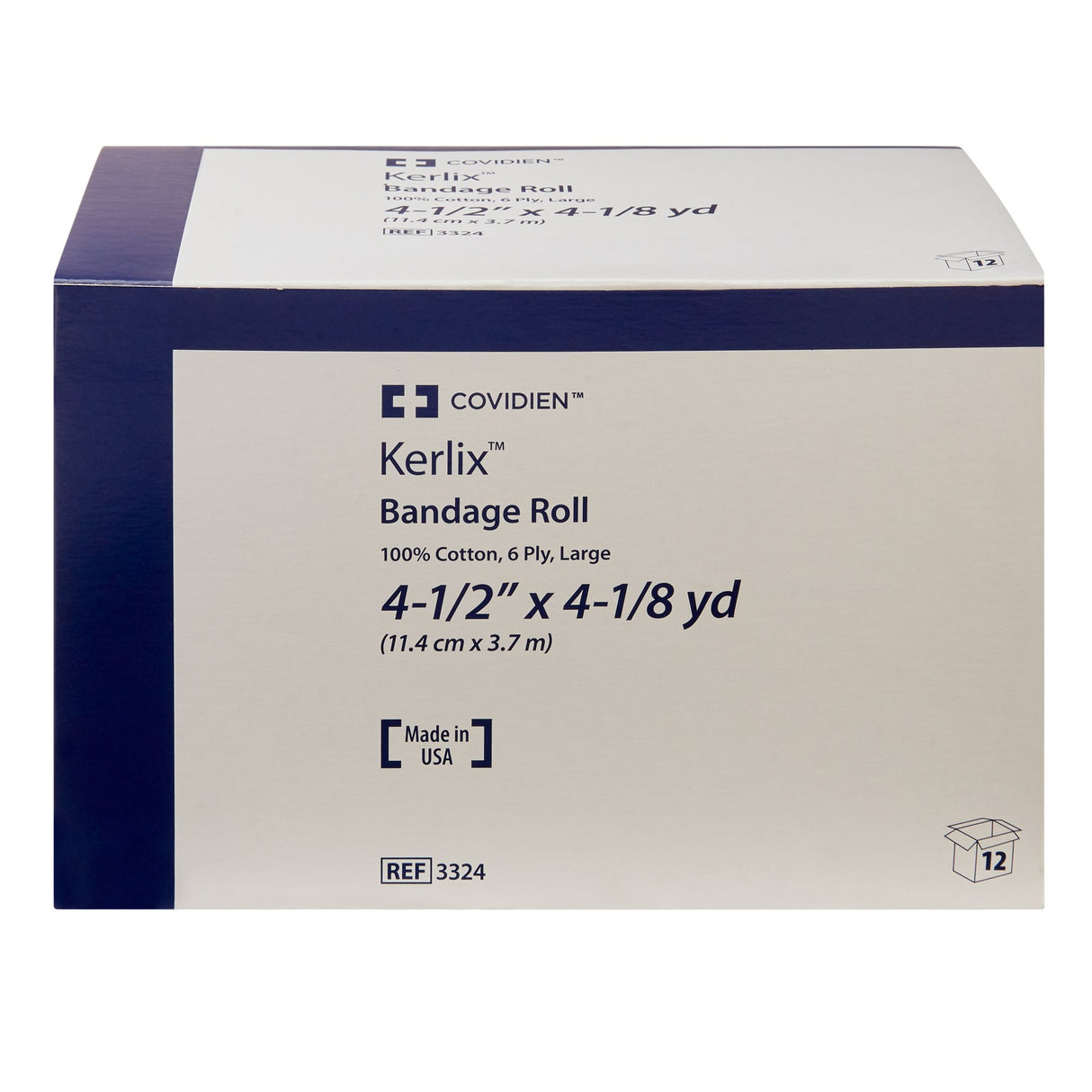 Fluff Bandage Roll Kerlix 4-1/2 Inch X 4-1/10 Yard 6-Ply NonSterile 12 per Pack