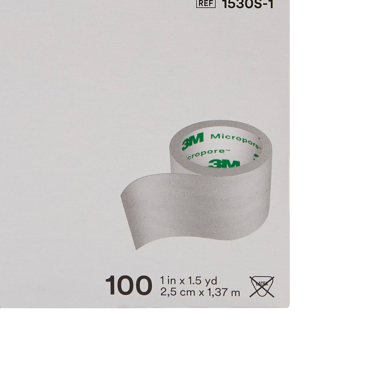 Medical Tape 3M Micropore White 1 Inch X 1-1/2 Yard Paper NonSterile