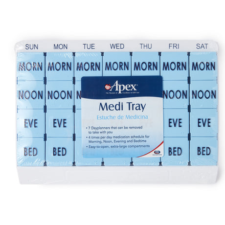 Pill Organizer Medi Tray 7 Day 4 Dose