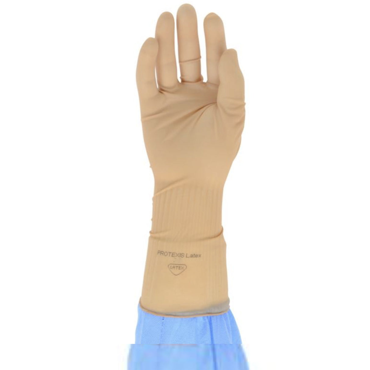 Surgical Glove Protexis Latex Size 6.5 Sterile Latex Standard Cuff Length Smooth Light Brown Not Chemo Approved