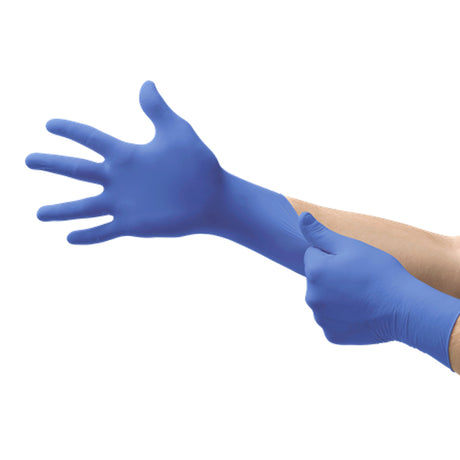 Exam Glove Ultraform X-Large NonSterile Nitrile Standard Cuff Length Textured Fingertips Blue Not Rated