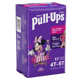 Female Toddler Training Pants Pull-Ups Size 4T to 5T Disposable Moderate Absorbency