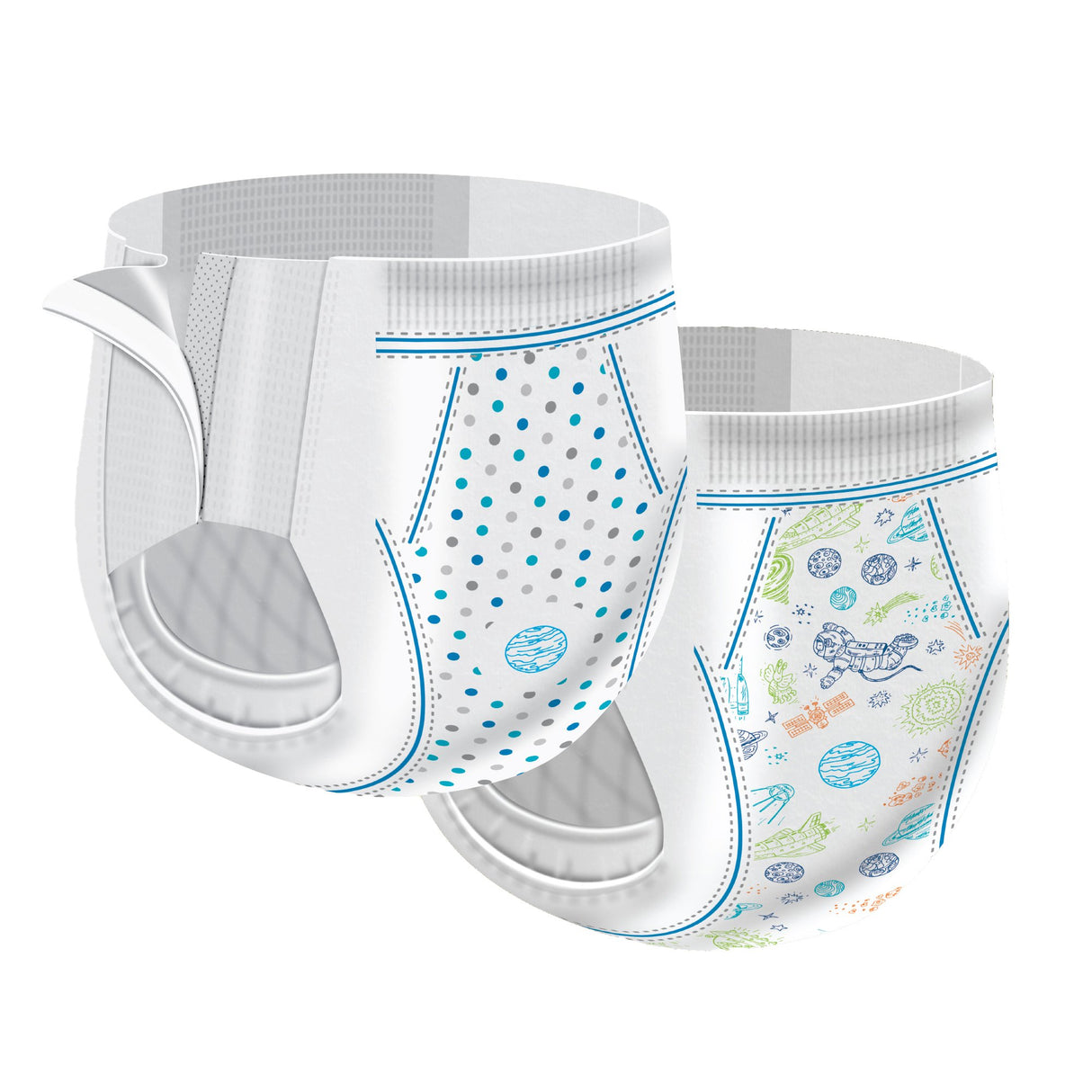 Male Toddler Training Pants Cutie Pants Size 4T to 5T Disposable Heavy Absorbency