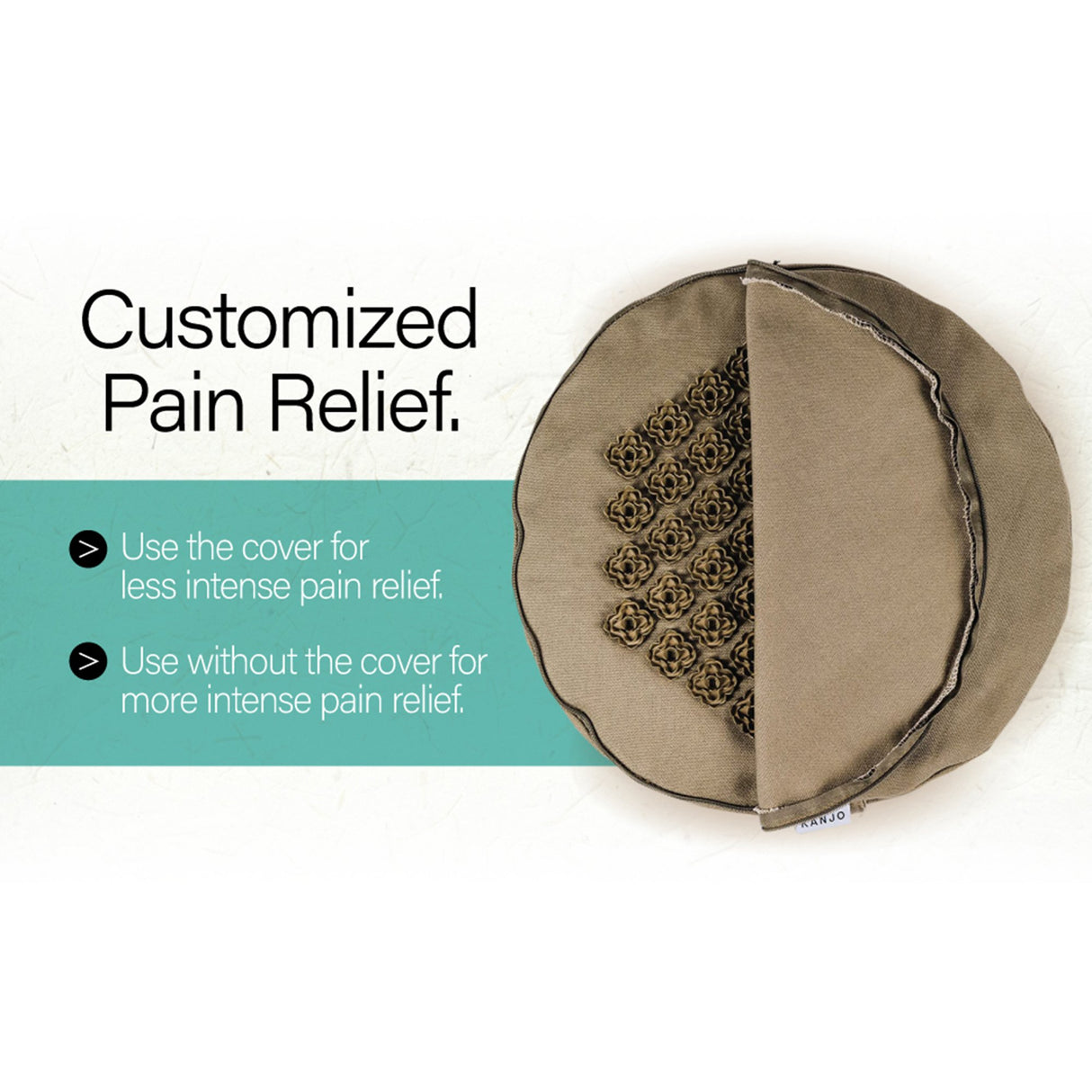 Acupressure Floor Cushion Kanjo 6 X 13 X 13 Inch