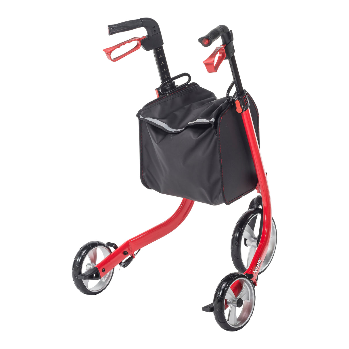 Nitro Euro Style 3-Wheel Rollator Rolling Walker