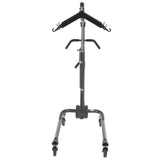 Hydraulic Patient Lift with Six Point Cradle, 5" Casters, Silver Vein