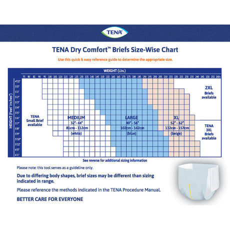 Unisex Adult Incontinence Brief TENA Dry Comfort Medium Disposable Moderate Absorbency