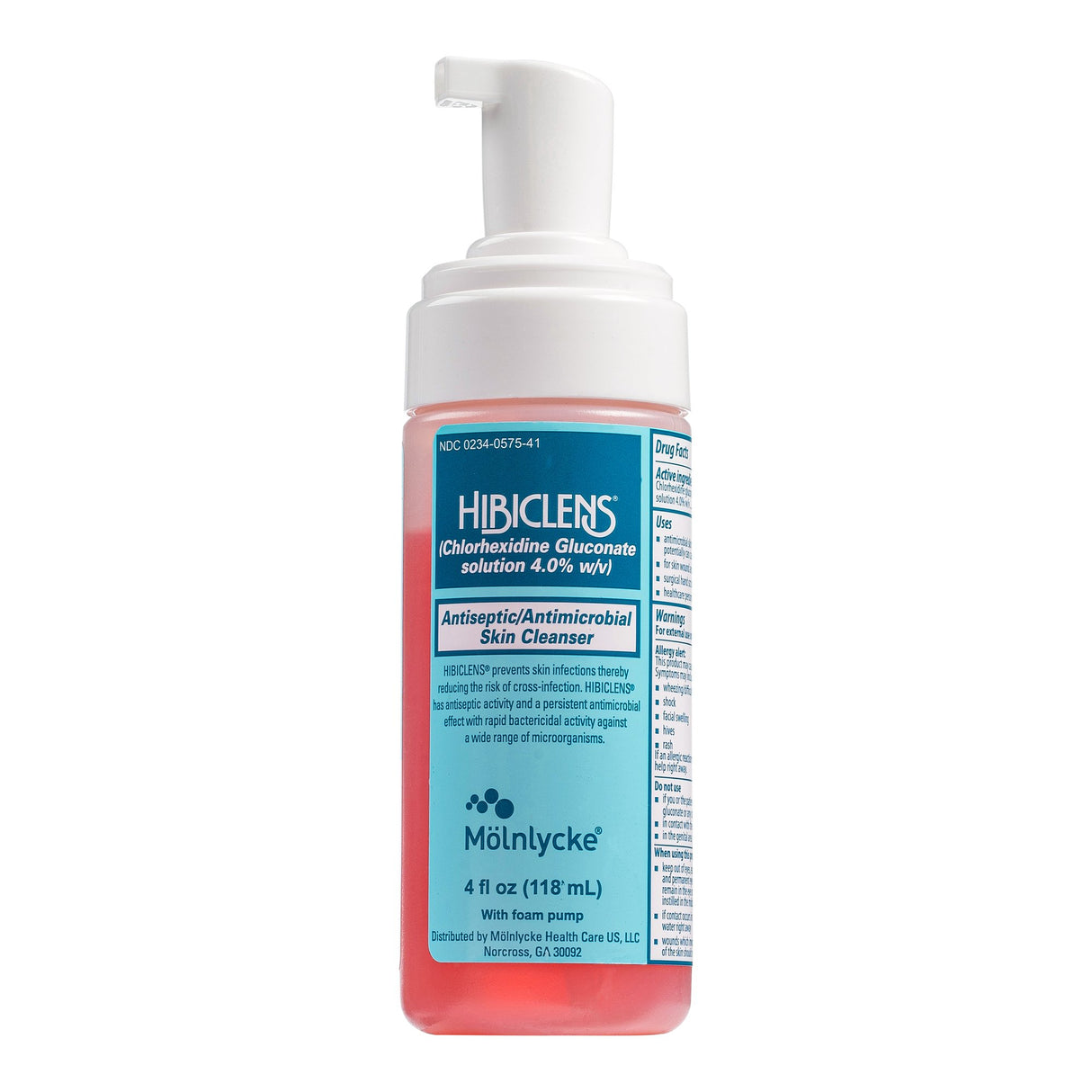 Antiseptic / Antimicrobial Skin Cleanser Hibiclens 4 oz. Pump Bottle 4% Strength CHG (Chlorhexidine Gluconate) NonSterile