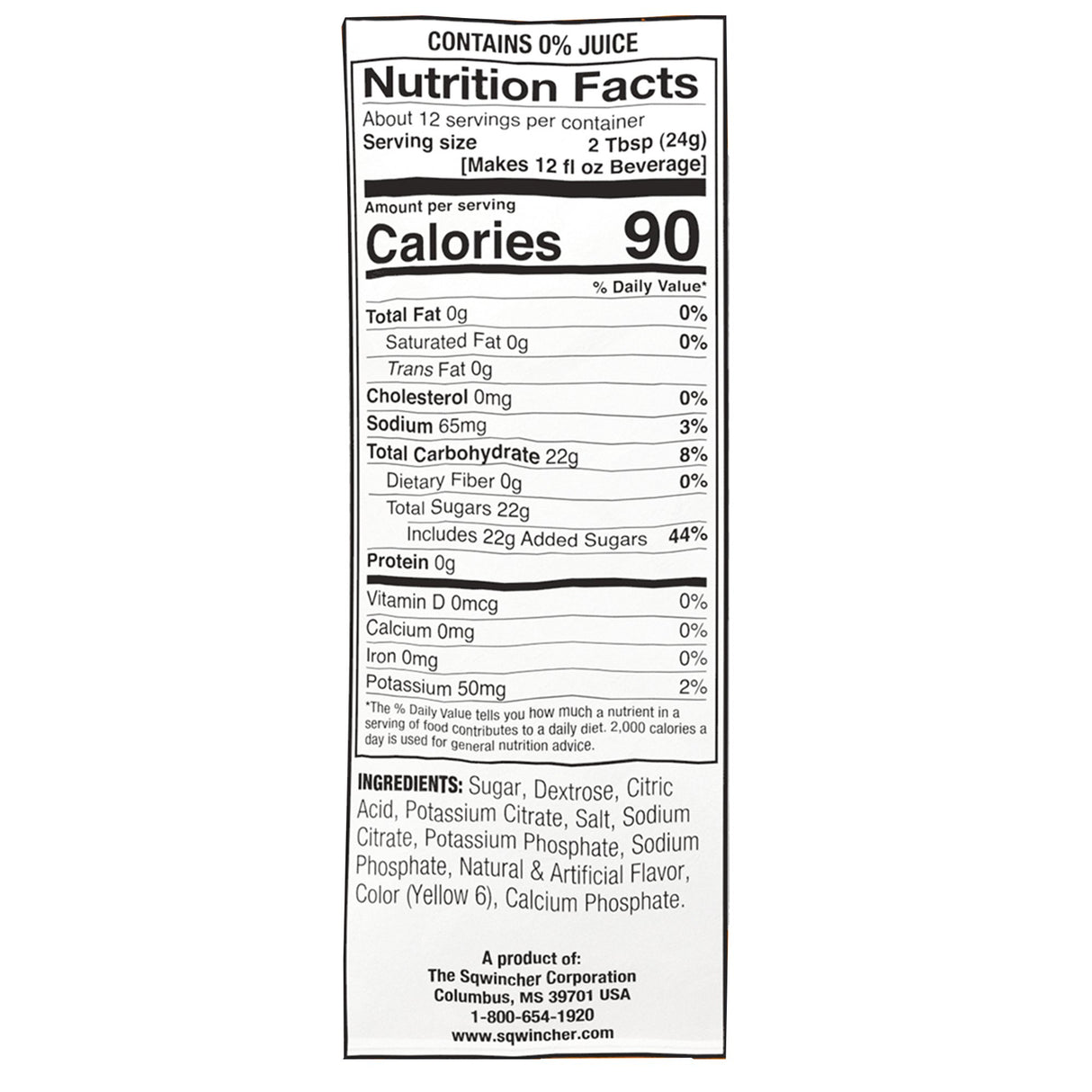 Oral Electrolyte Solution Sqwincher Powder Pack Orange Flavor 9.53 oz. Electrolyte