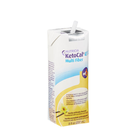 Oral Supplement KetoCal 4:1 LQ Vanilla Flavor Liquid 8 oz. Carton