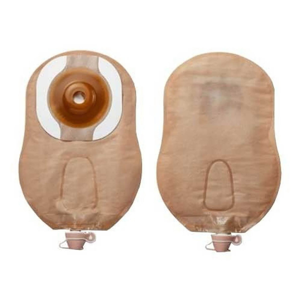 Urostomy Pouch Premier One-Piece System 9 Inch Length Convex, Pre-Cut 1-1/8 Inch Stoma Drainable