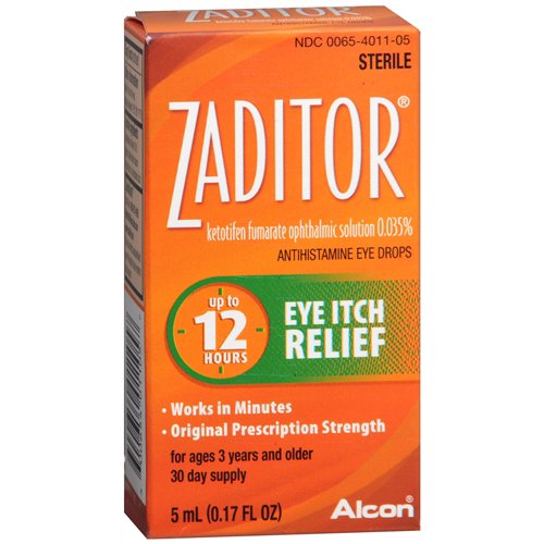 Allergy Eye Relief Zaditor 0.17 oz. Eye Drops