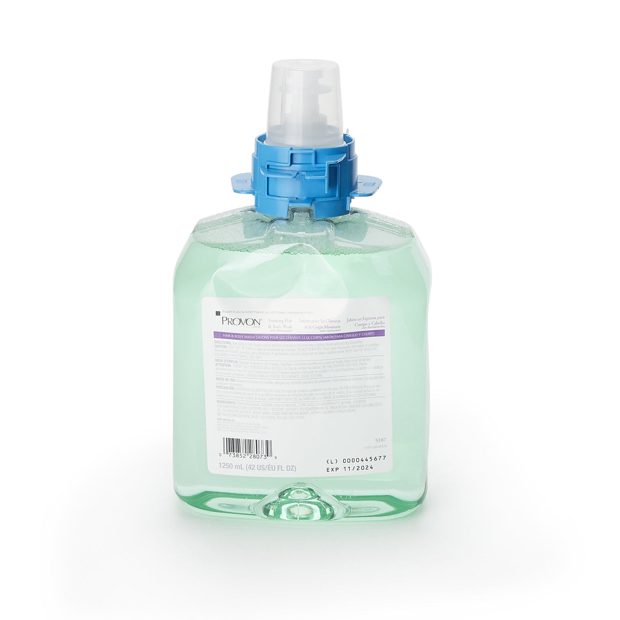 Shampoo and Body Wash PROVON 1250 mL Dispenser Refill Bottle Cucumber Melon Scent