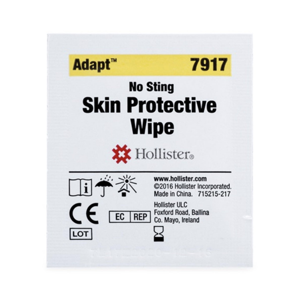 Skin Barrier Wipe Adapt No Sting 42% / 58% Strength Water / PVP / Butylene Glycol Individual Packet NonSterile