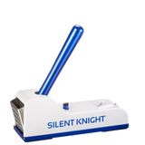 Pill Crusher Silent Knight Hand Operated Blue / White