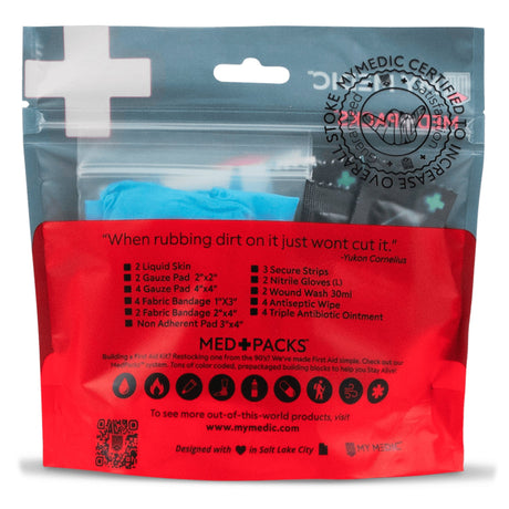 First Aid Kit My Medic MED PACKS Cuts and Scrapes Pouch