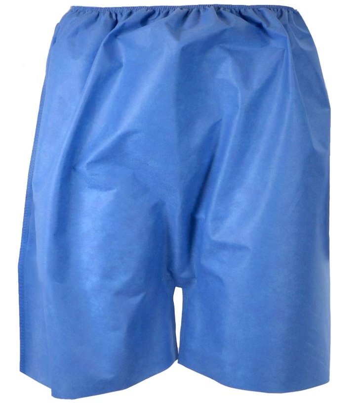 Exam Shorts X-Large Blue SMS Adult Disposable