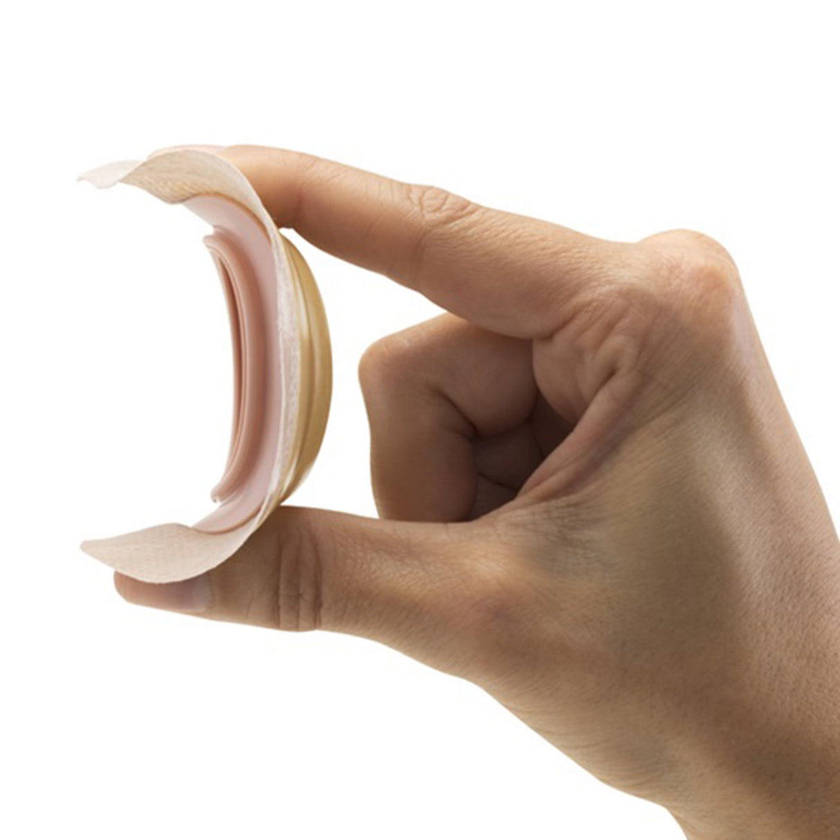 Ostomy Barrier New Image CeraPlus Precut, Extended Wear Adhesive Tape Borders 44 mm Flange Green Code System 1 Inch Opening
