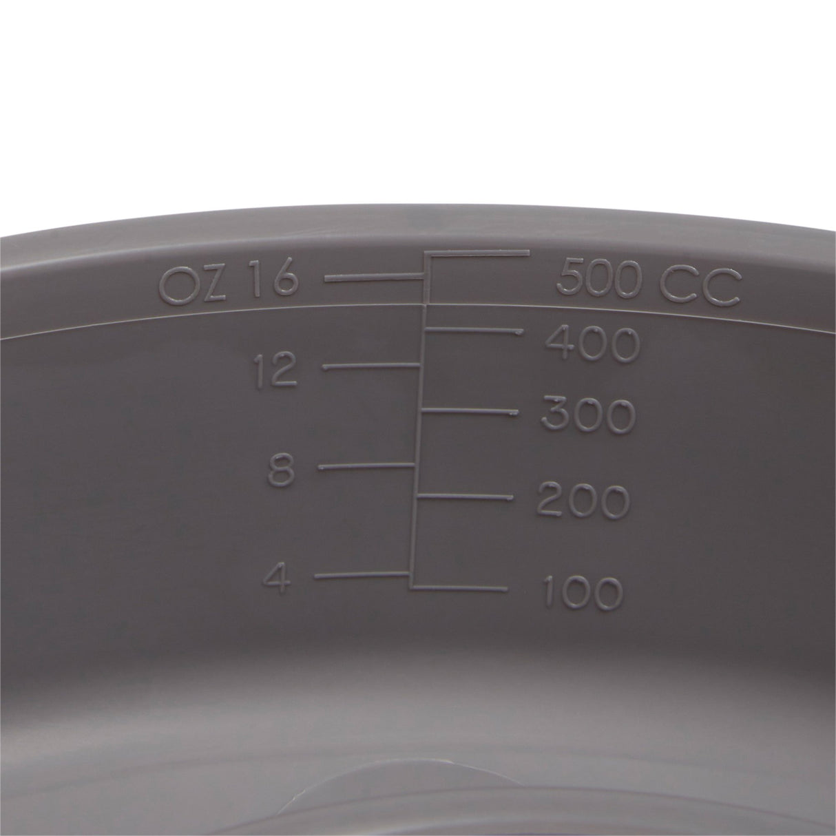 Emesis Basin McKesson Graphite 16 oz. Plastic Single Patient Use