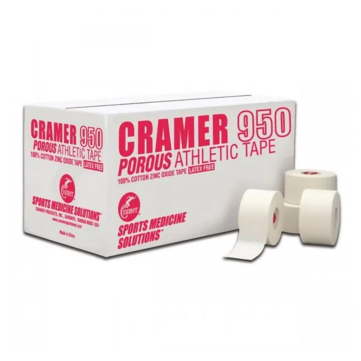 Athletic Tape Cramer 950 White 1-1/2 Inch X 15 Yard Cotton / Zinc Oxide NonSterile