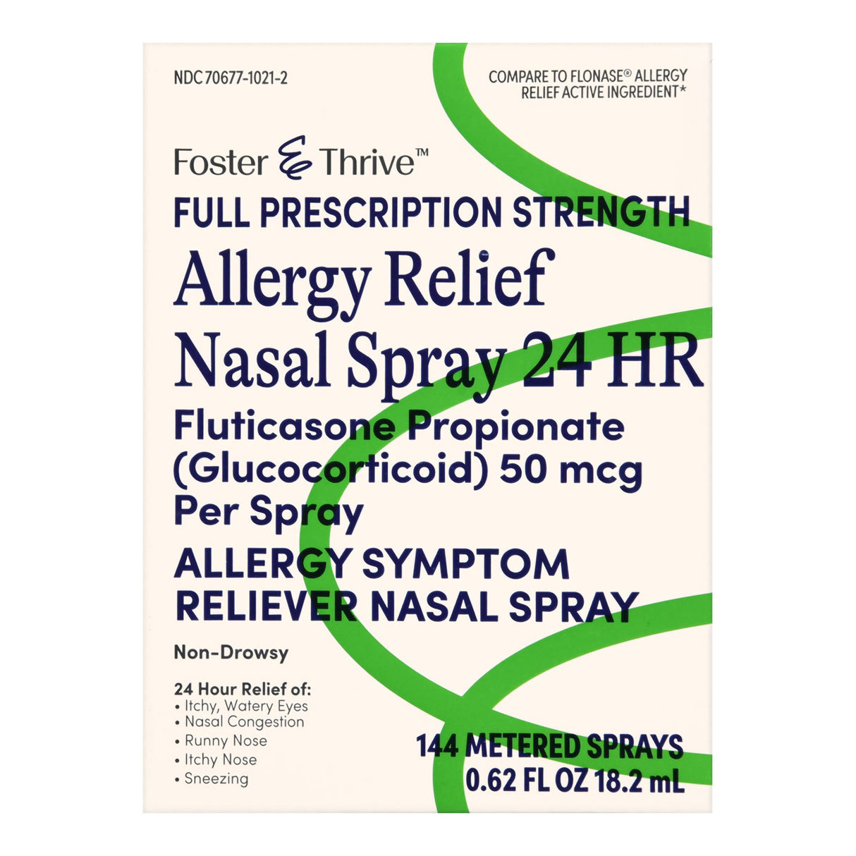 Allergy Relief Foster & Thrive 50 mcg Strength Nasal Spray 144 Metered Sprays