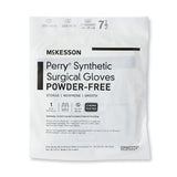 Surgical Glove McKesson Perry Performance Plus Size 7.5 Sterile Polychloroprene Standard Cuff Length Smooth Dark Green Chemo Tested