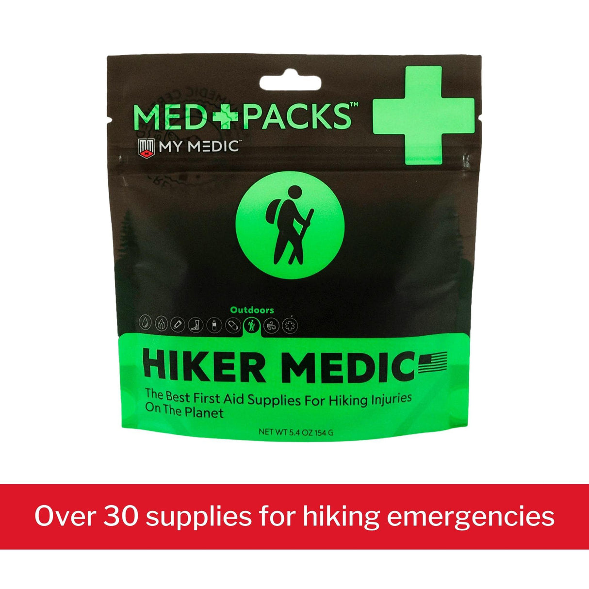 First Aid Kit My Medic MED PACKS Hiker Medic Plastic Pouch
