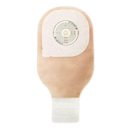 Ostomy Pouch Premier One-Piece System 12 Inch Length Oval, Flat, Trim to Fit 2-1/2 to 3 Inch Stoma Drainable