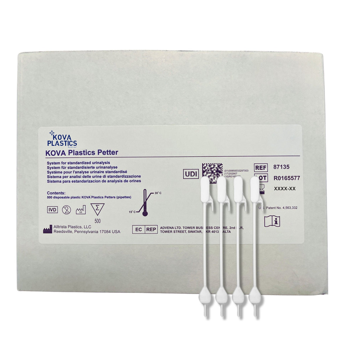 Kova Petter Urinalysis Pipette 1 mL NonSterile