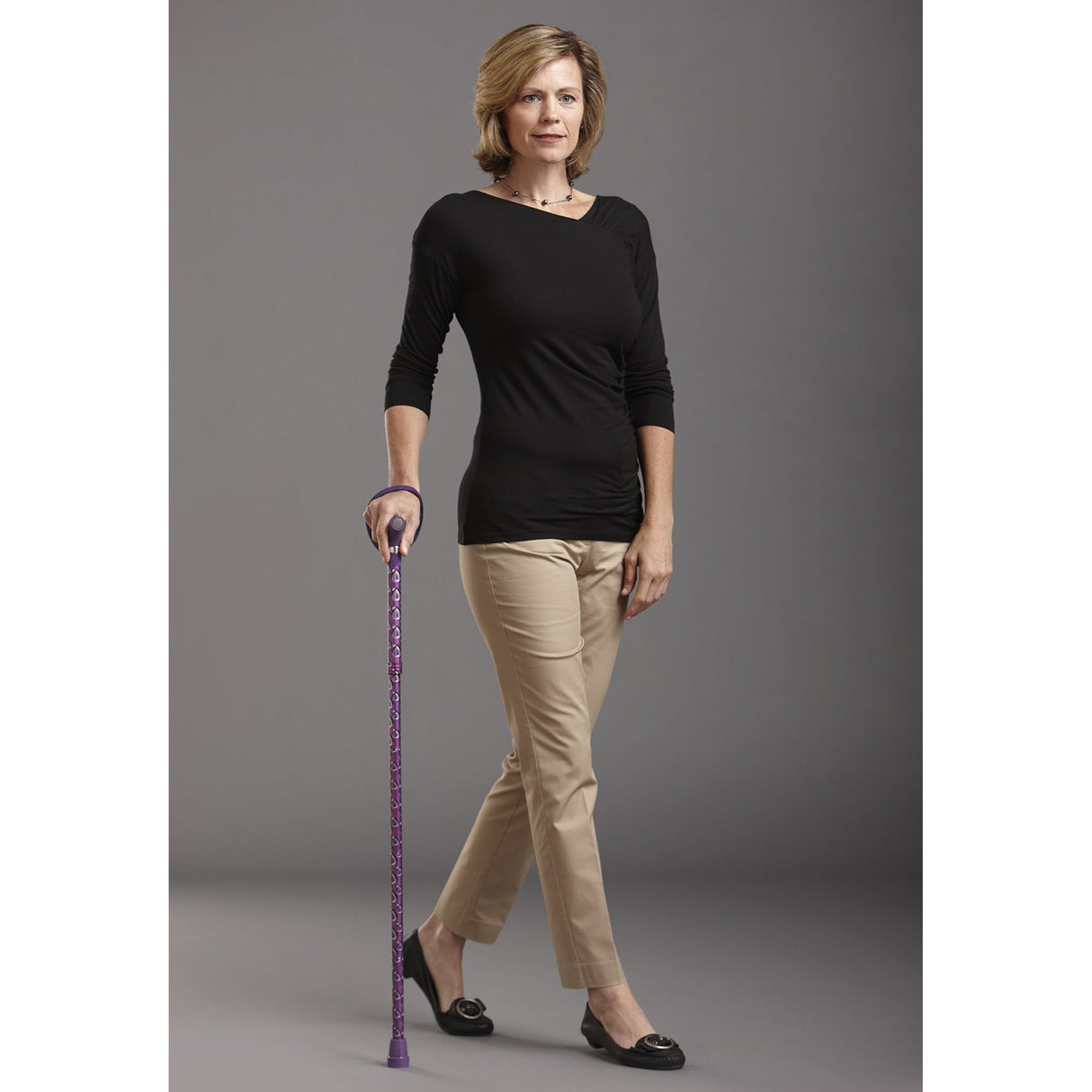 Folding Cane Switch Sticks Aluminum 32 to 37 Inch Height Viking Print