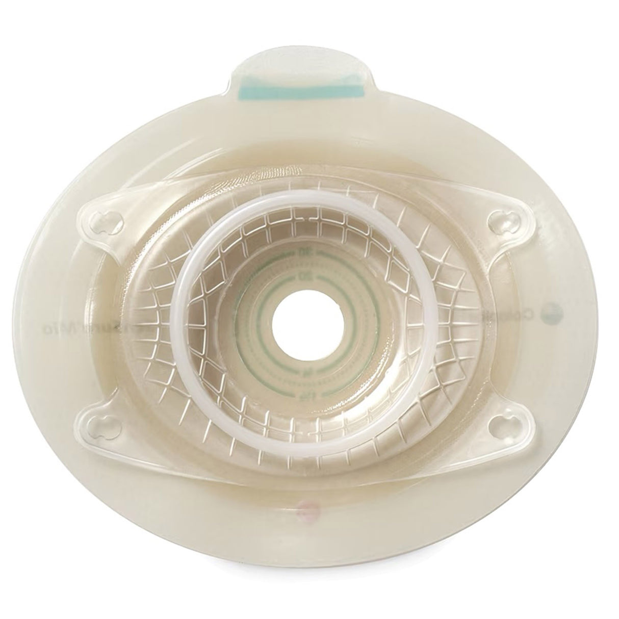Ostomy Barrier SenSura Mio Click Precut, Extended Wear Elastic Adhesive 60 mm Flange Blue Code System 1-1/4 Inch Opening