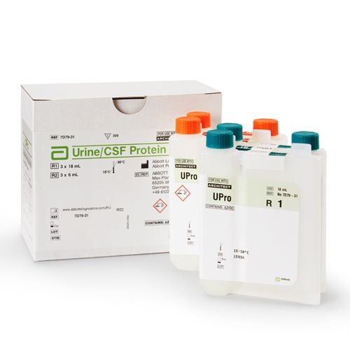General Chemistry Reagent Architect Urine / Cerebrospinal Fluid (CSF) Protein For Architect c16000 / c4000 / c4100 / c8000 / ci16200 / ci8200 Analyzers 209 Tests