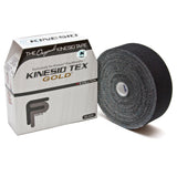 Kinesiology Tape Kinesio Tex Gold FP Black 2 Inch X 34 Yard Cotton NonSterile