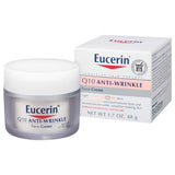 Facial Moisturizer Eucerin Q10 Anti-Wrinkle Sensitive Skin 1.7 oz. Jar Unscented Cream